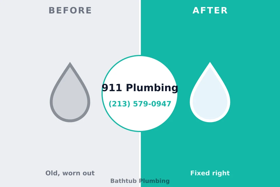 Before and after: plumbing company Spring Lake, NC